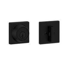 Kwikset 660 Deadbolt Slot, Mat Zwarte Vierkante Sleutel Deur, Slimme Key Rekey Beveiliging