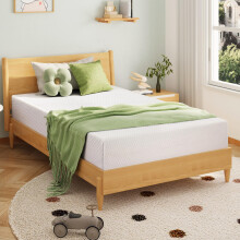EGOHOME Twin Mattress 8 Inch, Green Tea Memory Foam Mattress, Medium Firm