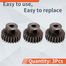 3PCS 3,175 mm Welle Stahlritzel Motorgetriebe 32DP 48DP 64DP M0,6 für 1/10 1/8 RC Car 3650 3660,23T