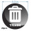 20pcs 5 Inch Special Trash Can Sticker Logo Waterproof Sticker 4
