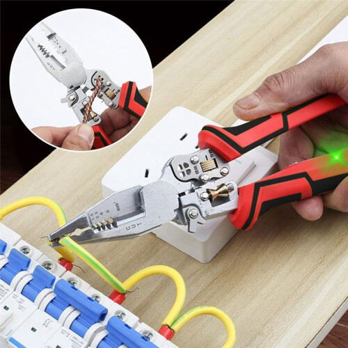 Veelzijdige Draadstriptang met Elektriciteitsmeting Elektricienstang Multifunctionele Draadstriptang 2