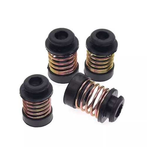 4PCS Refrigerator Freezer Compressor Shock Pad Spring Shock-Absorbing Mounting Foot Mat Fridge Compressor Shock Pad
