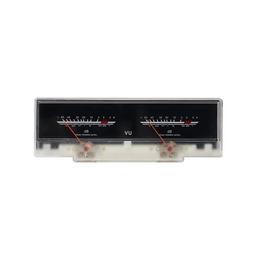 Double Pointer Vu Meter Stereo Audio Amplifier Board Db Sound Level Indicator Meter Adjustable Backlight With Driver 6031271057787