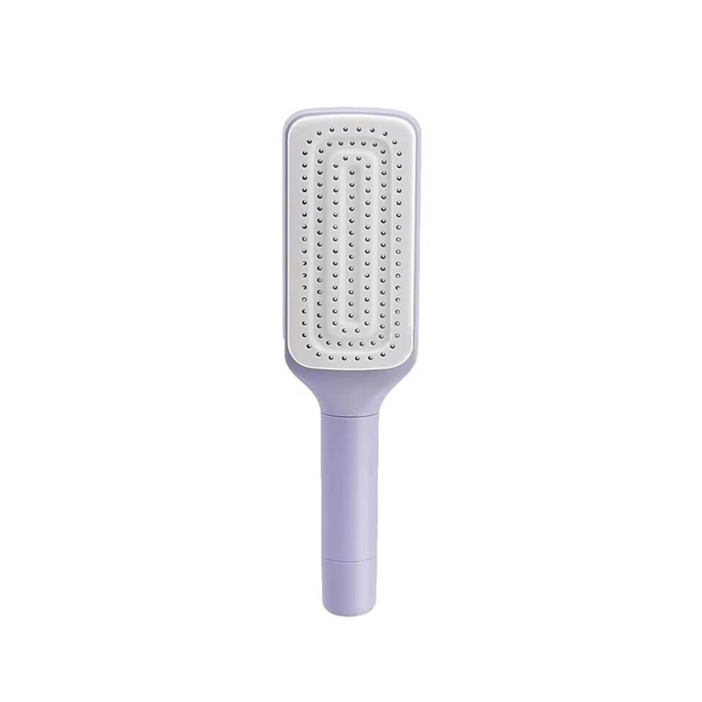 Rotatable Self-Cleaning Hair Brush - Anti-Static, Massage Air Cushion Comb for Women, Magic Retractable Smoothing Comb A