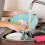 Washing  Sponge, Double Sided Kitchen Dishcloth, Multi-Purpose Absorbent Sponge, Bowl Dish Cleaning Pad Scrubber 7