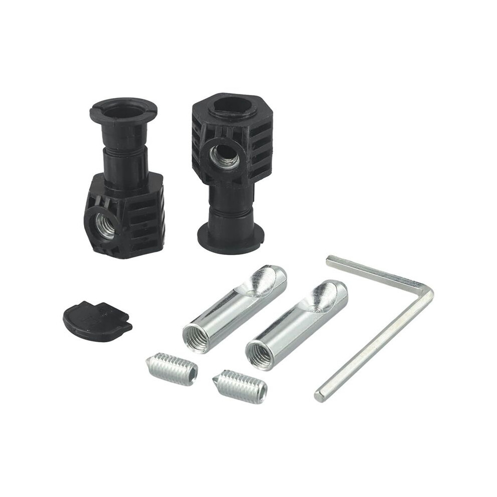 Wall Hung Toilet Fixing Bolts Kit Zinc Plated Metal Fasteners For Secure Wall Mounting, Easy Installation Black 4712551373965