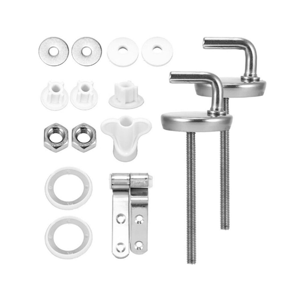 Toilet Hinges Universal Top Fix Hinge Stainless Steel Replacement Toilet Parts 6032544071165