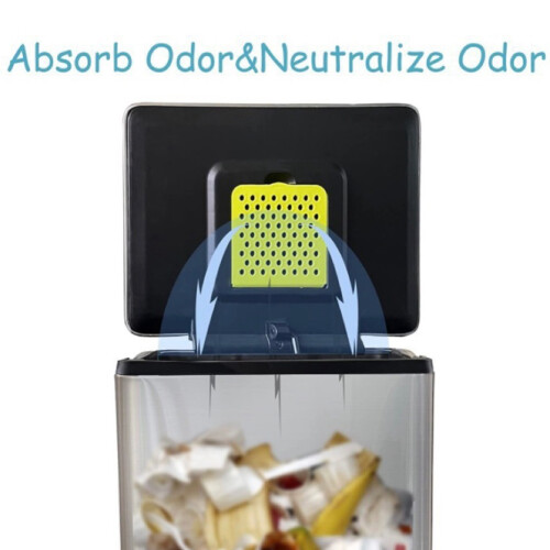 Household Trash Can Charcoal Filter Pad Deodorizer Remove Odor Odor Filter Kitchen Trash Can Deodorizing Cotton 1