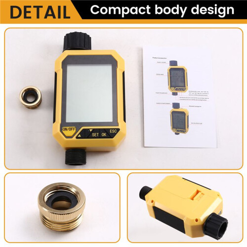 Automatic Watering Device Garden Water Timer LCD Rainfall Timer 99 Minutes 1-30 Days Rain Delay Timed Irrigator