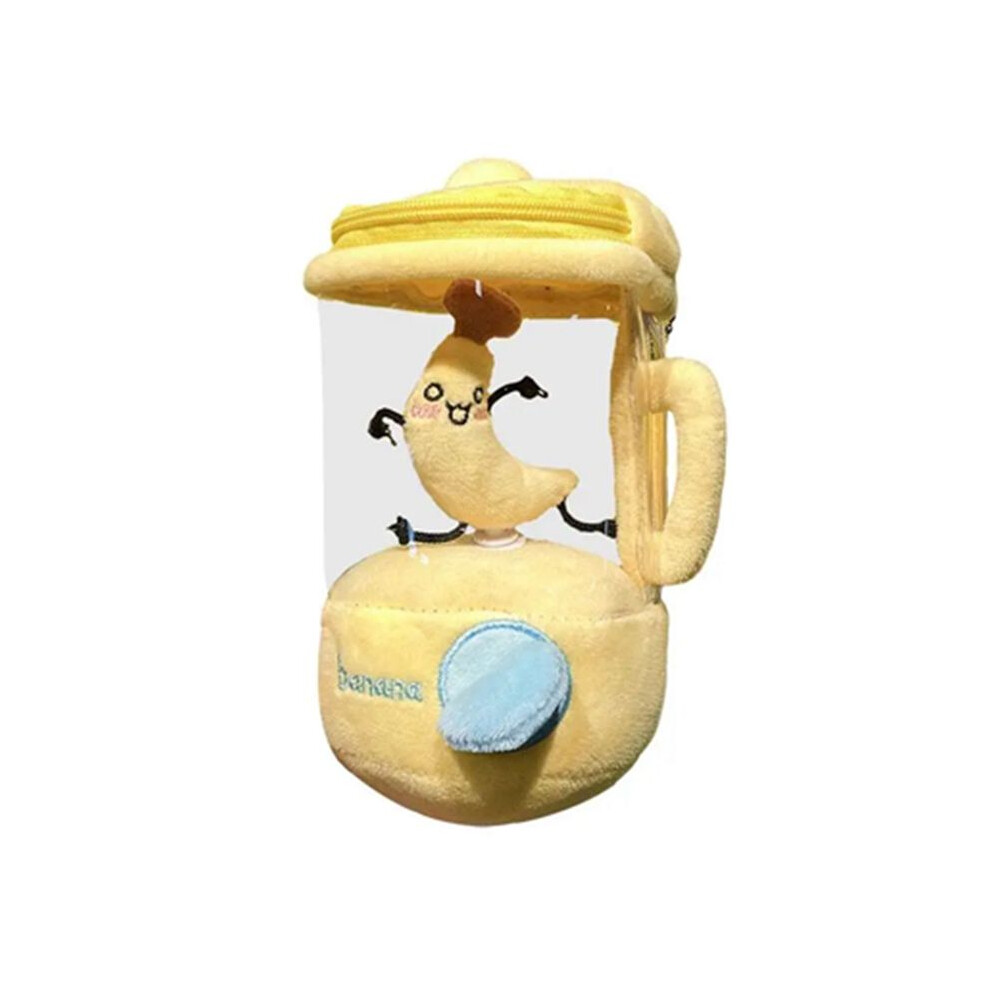 Fruit Juicer Rotating Plush Toy Funny Drawstring Rotating Stuffed Juicer Plush Toy Keychain Backpack Decoration Gifts,A 6031088687177