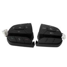 1Pair Steering Wheel Control Cruise Volume Audio Button for Cherokee 2016-2019 05081287AA 05081288AA