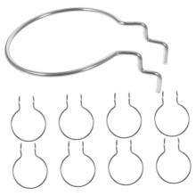 Pegboard Cup Holder Hooks 10pcs Heavy Duty Metal Hooks Ring Design for Organizing Cups for Garage