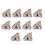 10Pcs Compact Wire Conductor Connector, T-Shape Lever Nut Wire Connector, Quick Splitter 3 Way Electrical Connectors 1