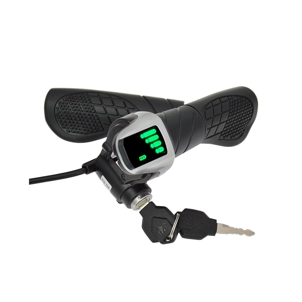 Twist Grip Throttle With Lcd Display (Power Indicator) & Key Lock For E-Bikes/Scooters/Motorcycles 48V 6032328776156