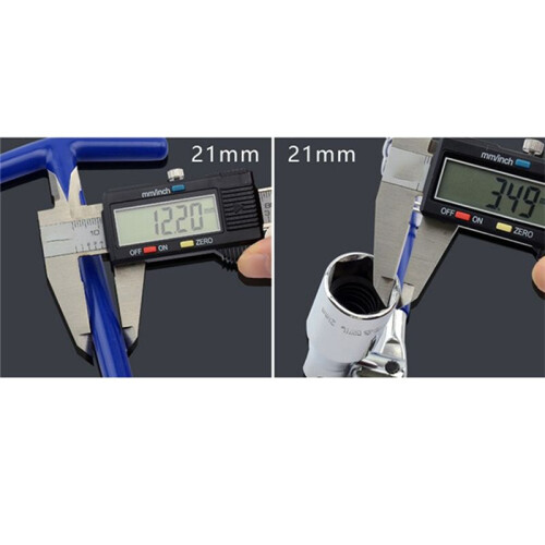 Car  Removal Tool T Bar Flexible Spanner  Socket Wrench Tool 21mm Socket Universal Joint