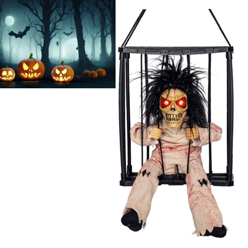 Haunted House Skull Prisoner Decoration 1