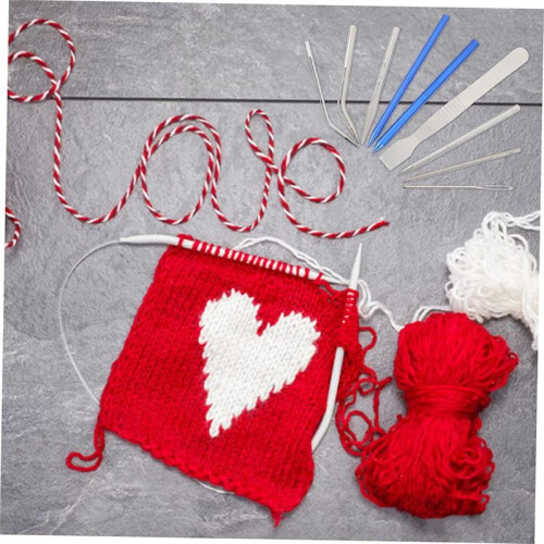 1 Set Needle Set Braid Tool Lace Kit Keychain Weaving Needle Keychain Accessories Braiding Needle Braid Accessories 1