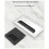 80x80 Office Desk Threading Box Computer Table Wire Hole Cover Threading Hole Square Brush Cover Plate Silver 80x80 3