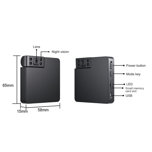 Telecamera wireless 2MP 1080P Visione Notturna 1200mAh 1