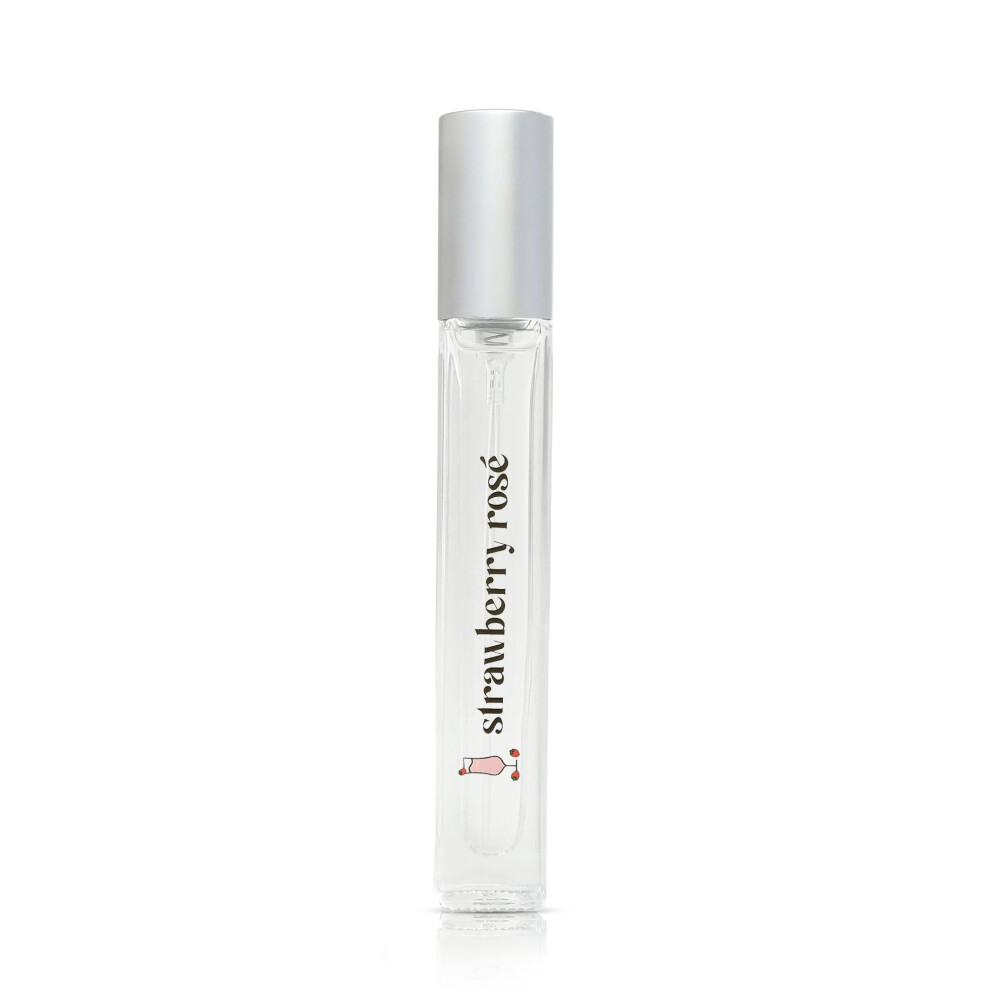 Just Juice Strawberry Rosé - Strawberry Perfume for Women and Men - Raspberry, Rose, Vanilla Musk Notes - Mini Travel Perfume - 10 ml - Image 2