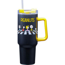 Mug de Voyage en Acier Inoxydable 40oz Spoontiques Peanuts - Double Paroi avec Couvercle Ă Verrouillage