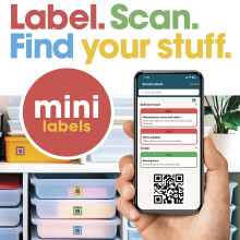SmartLabels | Small QR Code Stickers | Mini 1.5 x 1.5 inch QR Code Labels | Made in The USA | Multicolor Pack for Easy Inventory Management, Organizat