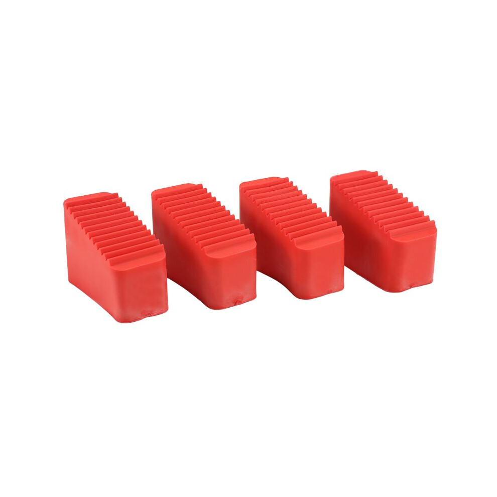4Pcs Step Ladder Feet Covers Versatile Ladder Leg Covers Non-Skid Ladder Pads Rubber Foot Pad Insulating Foot Sleeve 4712538918516