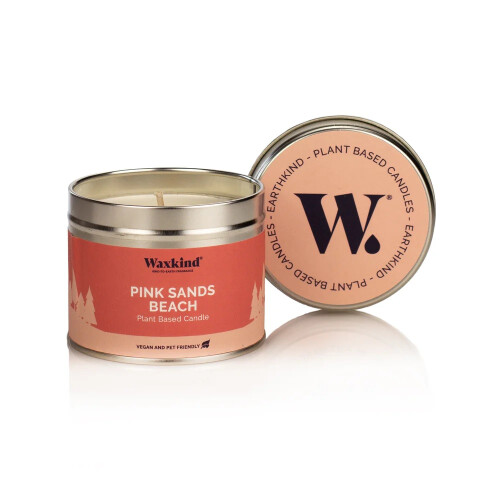 Waxkind Candle Tin - Pink Sands Beach
