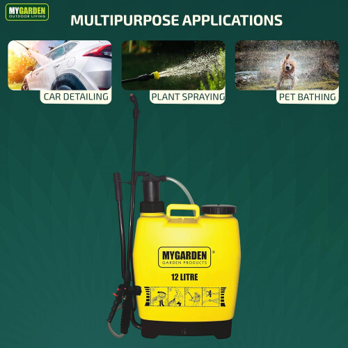 12L Garden Knapsack Sprayer Adjustable Nozzles 1