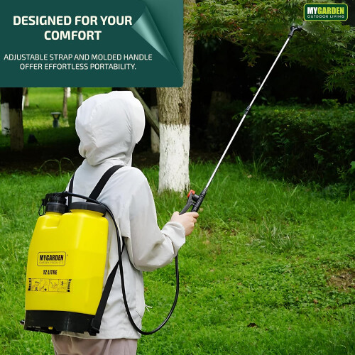 12L Garden Knapsack Sprayer Adjustable Nozzles 2