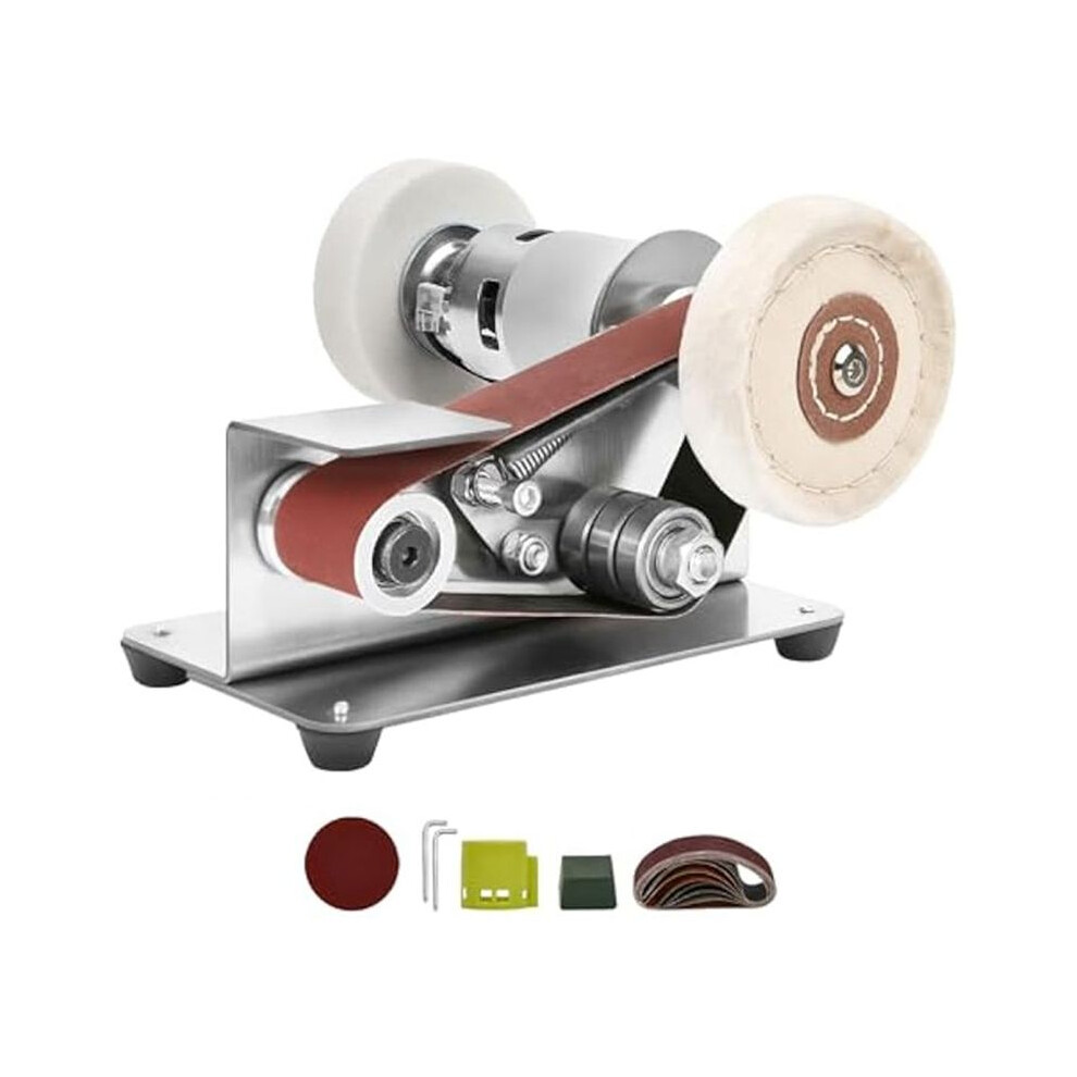 Eu Plug,Belt Sander,Adjustable Speed Electric Knife Sharpener,15Degree Belt Grinder,Power Belt Sander For Woodworking 6034276607391