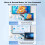 Wireless HDMI Transmitter Receiver 5G 30m Range 1920x1080p 4