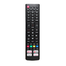Télécommande universelle pour télévision 19,2x5x2,7 cm noir 2xAAA