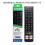 Universal TV Remote Replacement for LED LCD Smart TVs, Black, 19.2*5*2.7cm 8