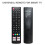 Universal TV Remote Replacement for LED LCD Smart TVs, Black, 19.2*5*2.7cm 4