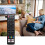 Universal TV Remote Replacement for LED LCD Smart TVs, Black, 19.2*5*2.7cm 2