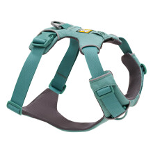 Ruffwear, Front Range Hondentuig, Reflecterend en Gevoerd, Geen Trek Tuig voor Training en Dagelijks, River Rock Groen, X-Small