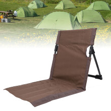 Outdoor-Liegestuhl, braun, tragbar