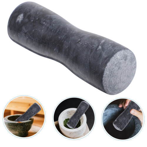 Polished Stone Mortar Pestle For Kitchen And Lab Use 2