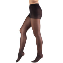 Truform Sheer Compressie Pantybroek, 8-15 mmHg, Dames Shaping Panty, 20 Denier, Zwart, Queen