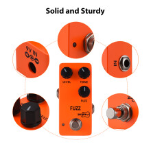 ZORY Fuzz Pedal Orange Aluminium
