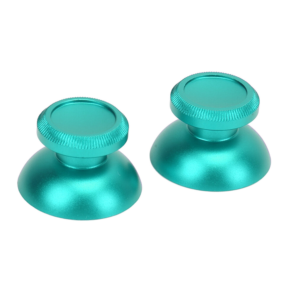 2Pcs Aluminum Alloy Thumbstick Caps For Gaming Console Controller Green 4981390837475