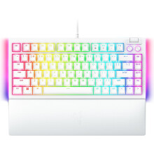 Razer BlackWidow V4 75% Mechanische Gaming-Tastatur: Hot-Swap-Design - Kompakt & Haltbar - Orange Taktile Switches - Chroma RGB - Roller & Medien K