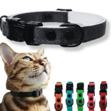 Robuster Sicherheits-Halsband für Katzen mit weicher Polsterung, für mittelgroße bis große Katzen