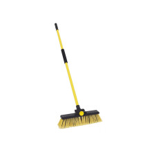 Bulldozer Heavy-duty Broom, Clipped With Handle