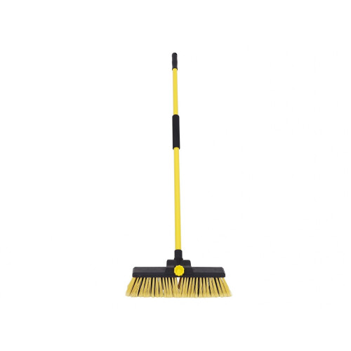 Bulldozer Heavy-duty Broom, Clipped With Handle 1