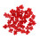 40 pezzi Abbeveratoio a capezzoli per polli Rosso 3.2x3.2cm 1