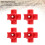 40 pezzi Abbeveratoio a capezzoli per polli Rosso 3.2x3.2cm 6