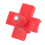 40 pezzi Abbeveratoio a capezzoli per polli Rosso 3.2x3.2cm 15