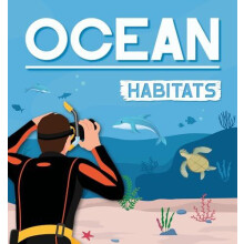 Ocean Habitats by Alex Hall Paperback Book